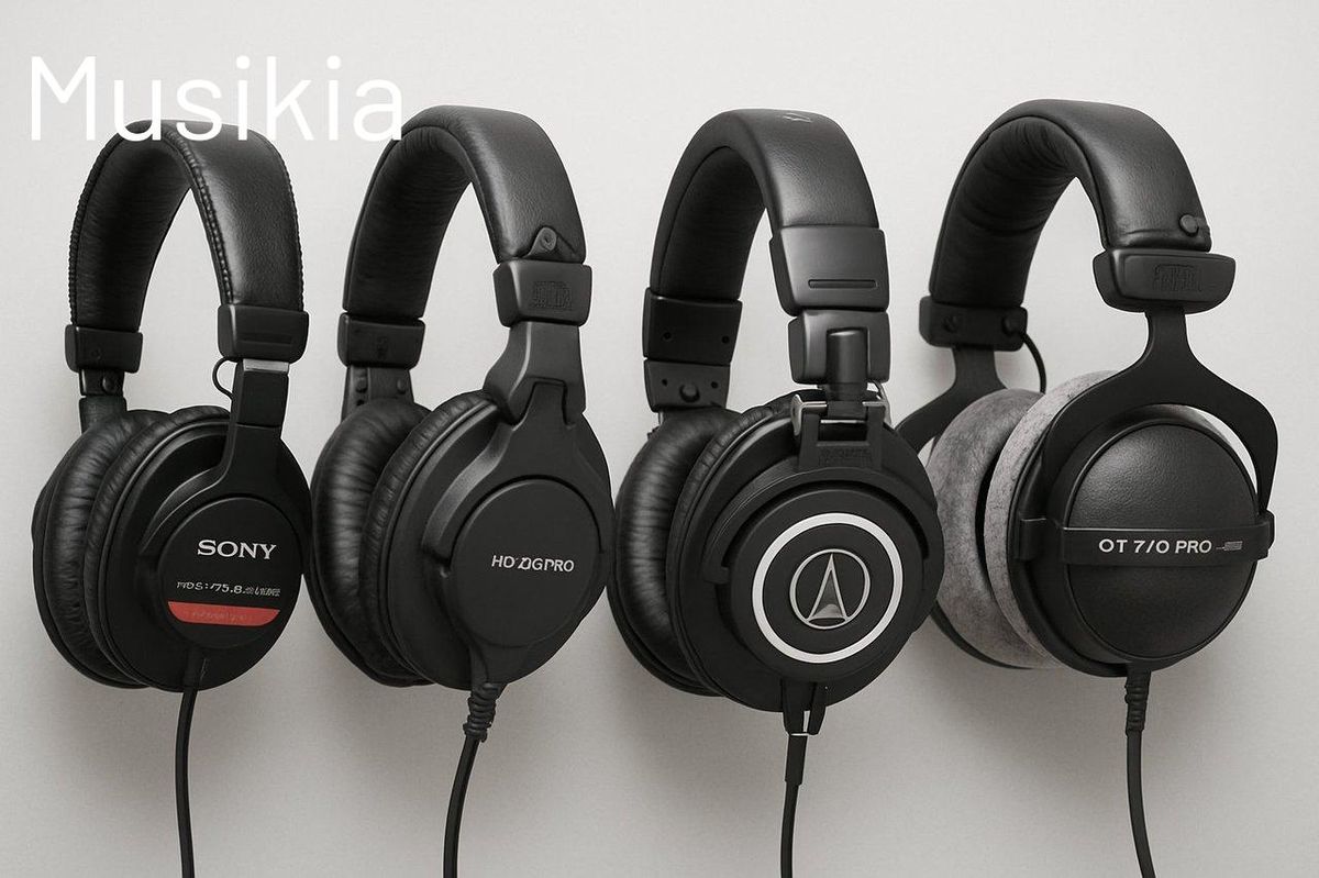Comparaison de casques audio pour studio : modèles recommandés pour la pratique et l’enregistrement.