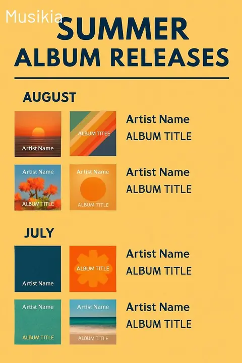 Les sorties d’albums incontournables de l’été 2025