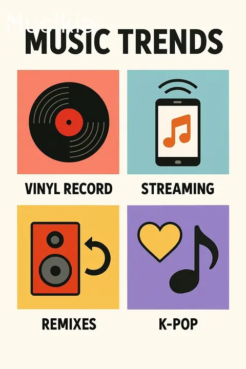 Pop, rock, rap en 2025 : tendances musicales dominantes et innovations